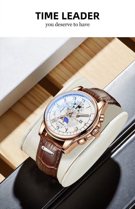 Reloj Cronógrafo Multifuncional Impermeable con Esfera Luminosa - Image 15