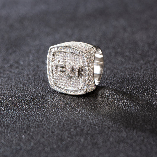 Anillo Personalizado con Nombre para Hombre y Mujer - Versión N - Image 7