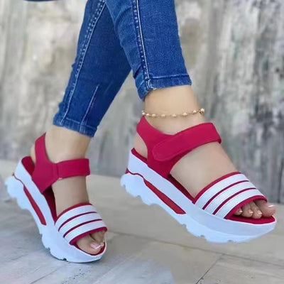 Sandalias Romanas con Suela Gruesa, Tiras Ajustables y Diseño Transparente - Image 15