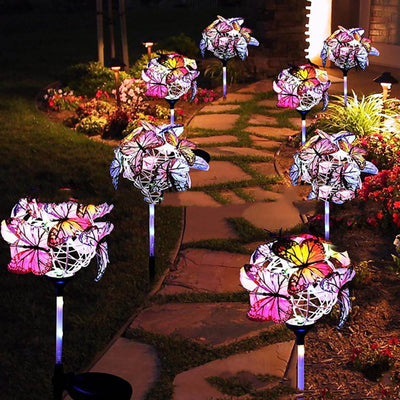 Luz Solar Mariposa RGB Impermeable para Exterior - Image 5