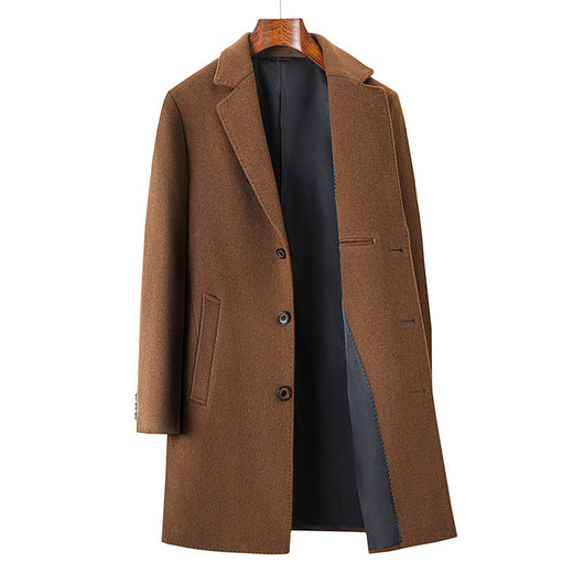 Abrigo Tipo Trinchera de Lana para Hombre - Estilo Ejecutivo - Image 5