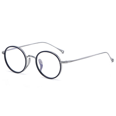 Lentes Retro de Titanio Puro - Marco Redondo Vintage - Image 7