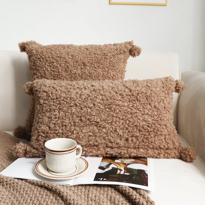 Almohada de Peluche con Bola Decorativa para Otoño e Invierno - Image 12