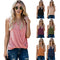 Chaleco Básico Cuello V para Mujer - Colores Sólidos
