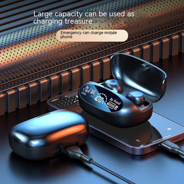 Auriculares Inalámbricos TWS con Pantalla Digital y Gran Autonomía