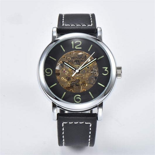 Reloj Mecánico Automático Hueco Impermeable para Hombre - Image 14
