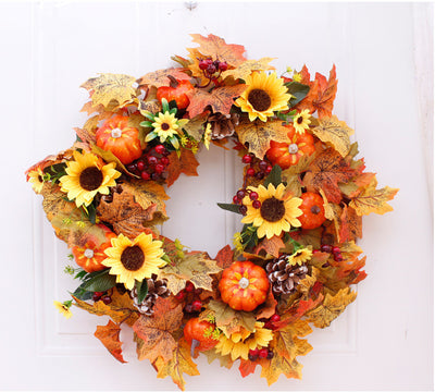 Guirnalda Otoñal con Hojas y Calabazas - Decoración de Otoño e Invierno - Image 14
