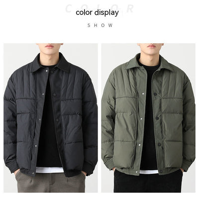 Chaqueta de Plumas Ligera para Hombre - Casual y Versátil - Image 16