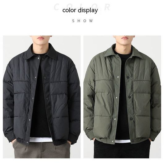 Chaqueta de Plumas Ligera para Hombre - Casual y Versátil - Image 16