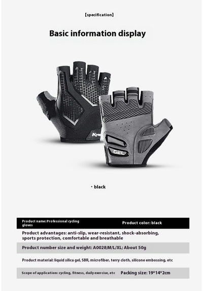 Guantes de Ciclismo y Fitness en Silicona Líquida con Amortiguación y Transpirabilidad - Image 8