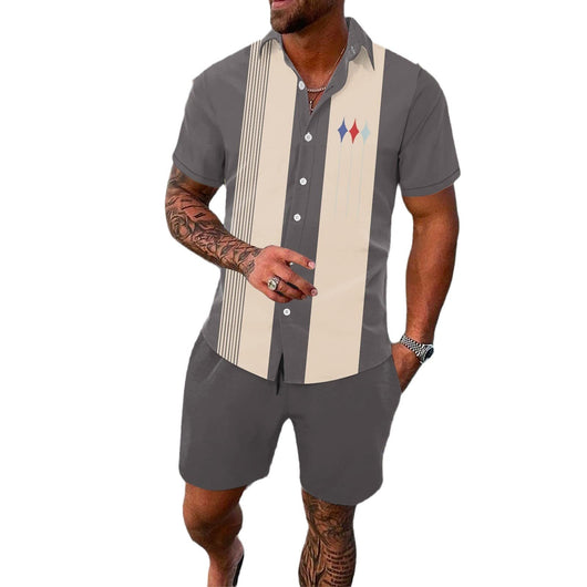 Conjunto de Shorts Deportivos 3D con Degradado - 2 Piezas - Image 18