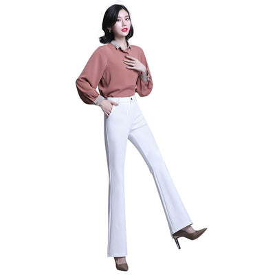 Pantalones Micro Acampanados de Cintura Alta con Efecto Reductor - Image 3