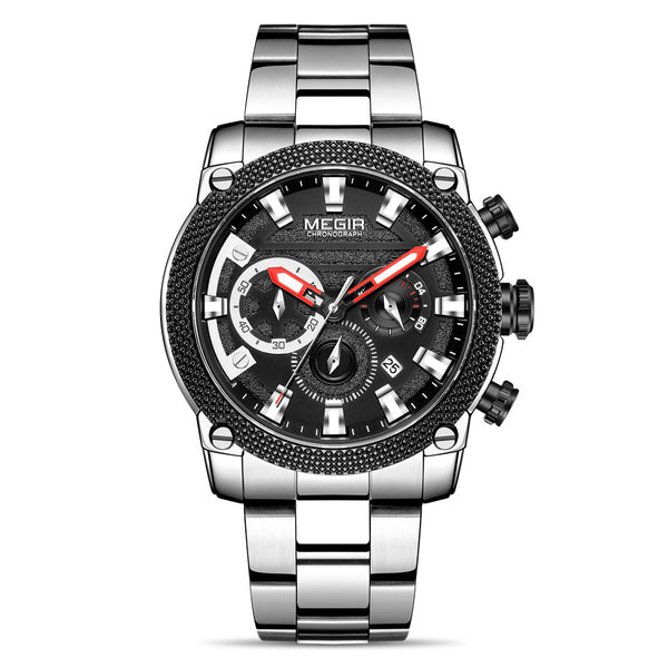 Reloj Cronógrafo de Hombre Elegante con Esfera Grande - Estilo Empresarial