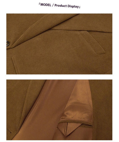 Saco de Pana Gruesa Combinada para Hombre - Image 10