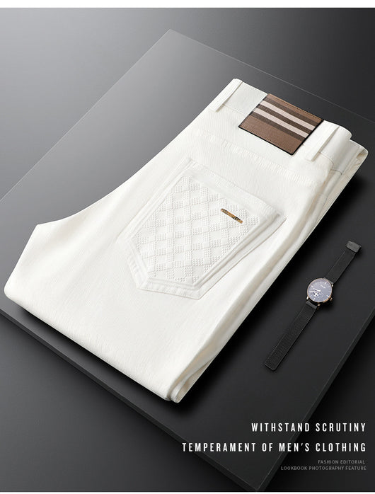 Pantalones de Negocios Slim Fit Algodón Transpirable Premium - Image 21