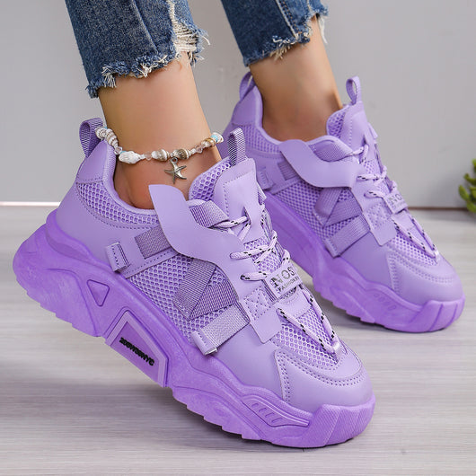 Zapatillas Deportivas Plataforma Mesh para Mujer - Comodidad Transpirable - Image 16