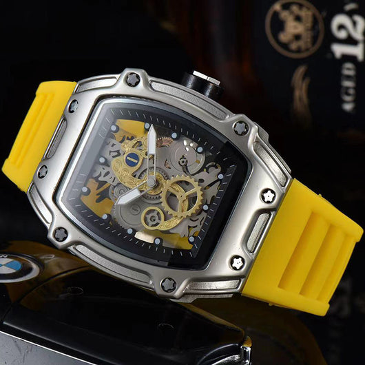 Reloj de Cuarzo Esqueleto Transparente Personalizado con Doble Movimiento - Image 20