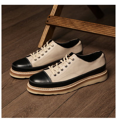 Zapatos Casuales de Cuero Genuino con Plataforma - Estilo Vintage Artesanal - Image 14