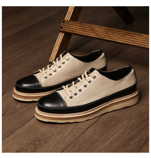 Zapatos Casuales de Cuero Genuino con Plataforma - Estilo Vintage Artesanal - Image 14