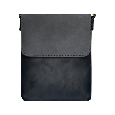 Mochila Crossbody de Cuero Crazy Horse para Hombre - Bolsa iPad Minimalista - Image 6