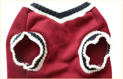 Chaleco Tejido Cuello V para Mascotas - Abrigo Otoño e Invierno - Image 15