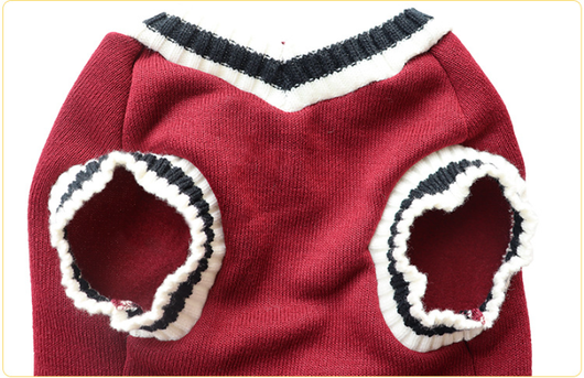Chaleco Tejido Cuello V para Mascotas - Abrigo Otoño e Invierno - Image 15