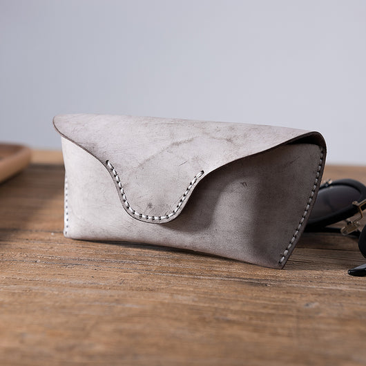 Estuche para Lentes de Cuero Fog Wax Costura Manual - Image 27