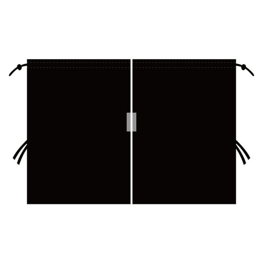 Black Chunya spinning car privacy partition curtain installed between front and rear seats for sun protection. - Image 5