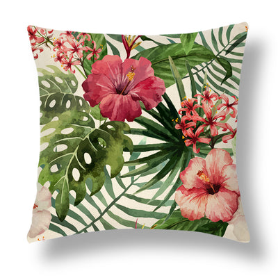 Funda de Almohada Decorativa Serie Tropical en Lino - Image 11
