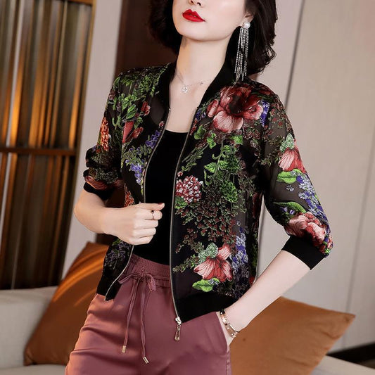 Chaqueta Camiseta de Protección Solar en Chifón para Mujer - Image 2