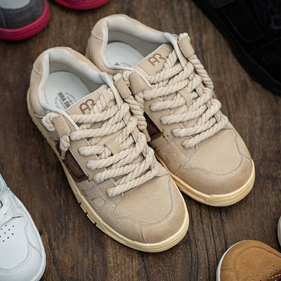 Zapatos Casuales Deportivos Retro con Parche de Cáñamo y Suela de Cuerda - Image 7