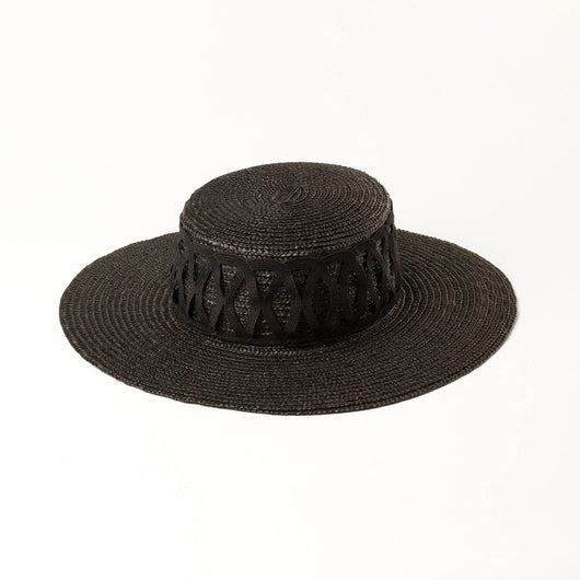 Sombrero de Paja con Diseño Reticulado - Protección Solar para Exteriores - Image 8