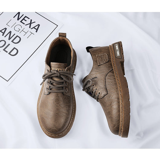 Botas de Cuero para Hombre - Estilo Casual y Trabajo - Image 27