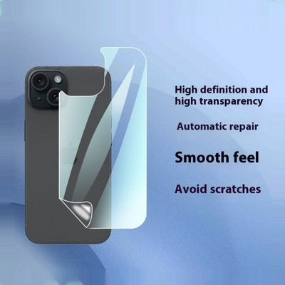 Protector de Pantalla Trasera TPU HD para iPhone 15 Pro Max