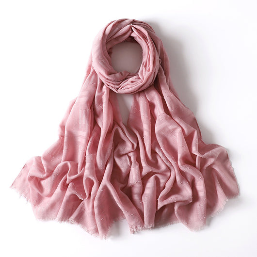 Pañuelo Hijab Premium Tie-Dye Degradado con Estampado Arrugado - Image 6