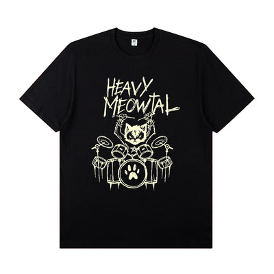 Playera Hombre Estampado Baquetas de Batería - Image 3