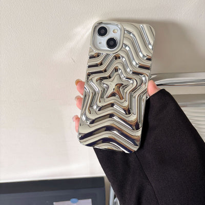 Funda Protectora con Diseño de Estrella 3D en Plata Electrochapada - Image 20