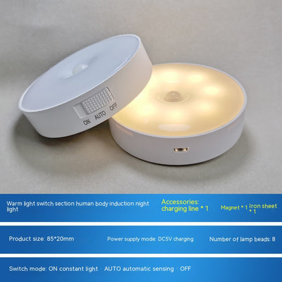 Luz Nocturna LED con Sensor de Movimiento y Carga USB - Image 7