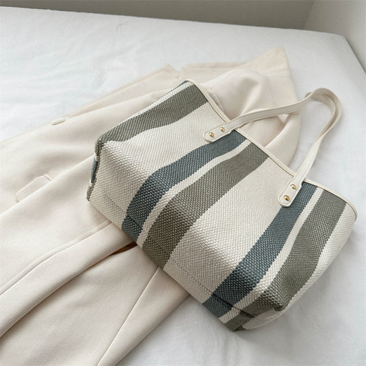 Bolsa Commuter de Lona de Gran Capacidad para Mujer - Image 14