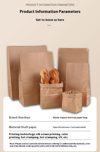 Bolsas de Papel Kraft para Panadería y Repostería - Image 9