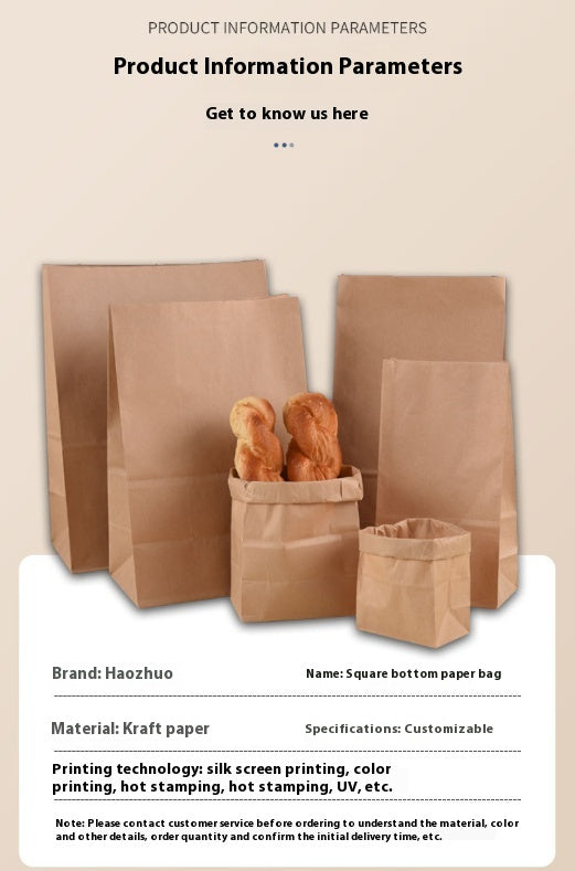 Bolsas de Papel Kraft para Panadería y Repostería - Image 9