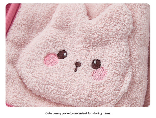 Abrigo Polar Infantil Conejo Adorable para Otoño e Invierno - Image 25