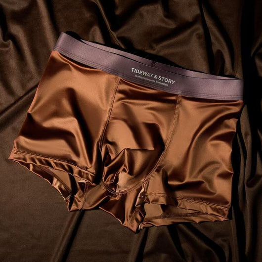 Bóxers de Seda Helada para Hombre - Lujo Ligero con Satén Premium - Image 6