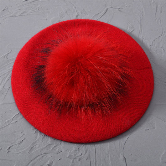 Boina de Lana Tejida para Mujer - Estilo Casual Otoño Invierno - Image 5