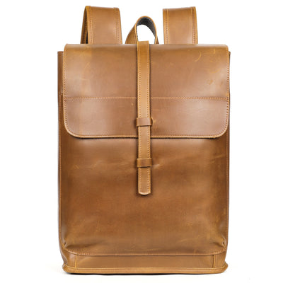 Mochila de Cuero para Viajes de Gran Capacidad con Compartimento Laptop - Image 7