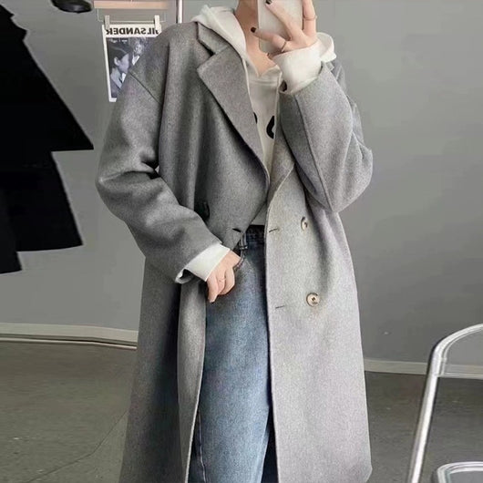 Abrigo Trench Reversible de Cashmere y Lana para Mujer - Image 5