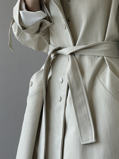 Gabardina de Transición para Mujer - Elegancia Sofisticada en Otoño - Image 10