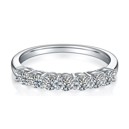 Anillo de Moissanita de 3mm Siete Estrellas - Diseño Minimalista y Elegante - Image 9