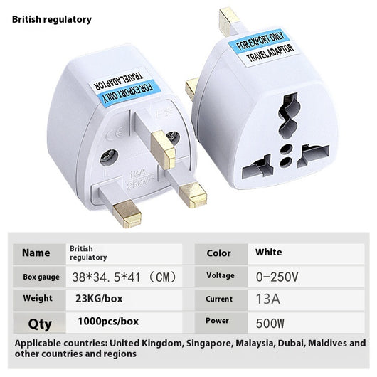 Adaptador Universal de Enchufes: Británico, Americano, Australiano y Europeo - Image 11