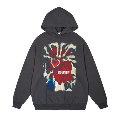 Sudadera Holgada Hip-Hop con Capucha para Otoño e Invierno - Image 2